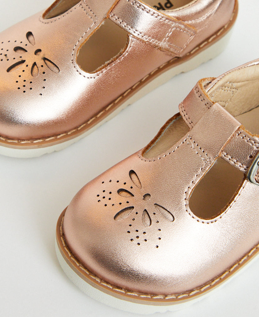 Rose gold shoes baby fashion